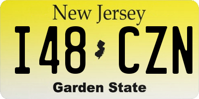 NJ license plate I48CZN