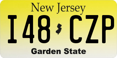 NJ license plate I48CZP