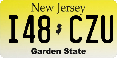NJ license plate I48CZU