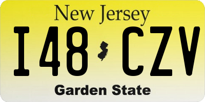 NJ license plate I48CZV