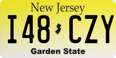 NJ license plate I48CZY
