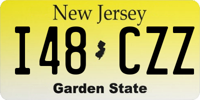 NJ license plate I48CZZ