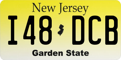 NJ license plate I48DCB