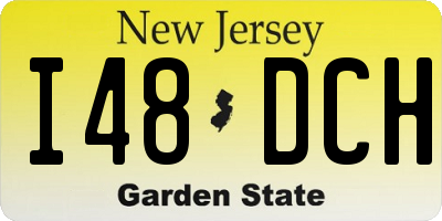 NJ license plate I48DCH