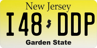 NJ license plate I48DDP