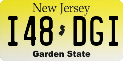 NJ license plate I48DGI