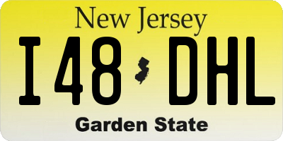 NJ license plate I48DHL