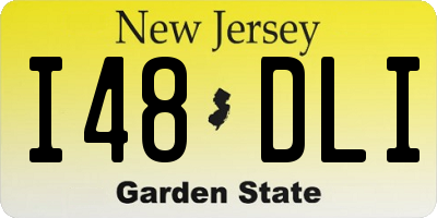 NJ license plate I48DLI