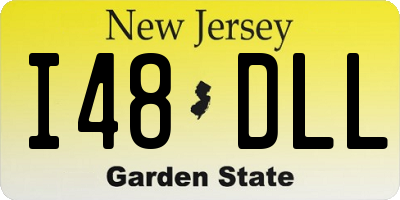 NJ license plate I48DLL