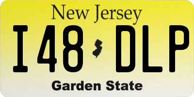 NJ license plate I48DLP
