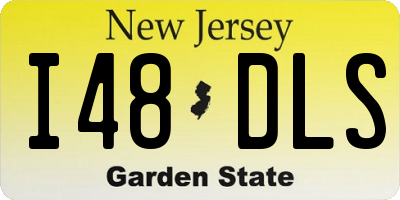 NJ license plate I48DLS