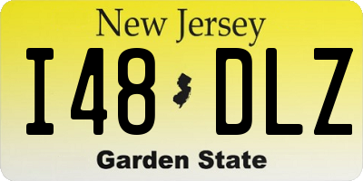 NJ license plate I48DLZ
