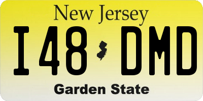 NJ license plate I48DMD