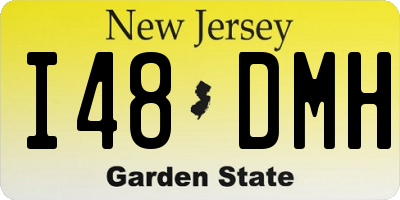 NJ license plate I48DMH