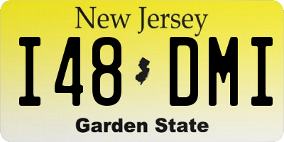 NJ license plate I48DMI