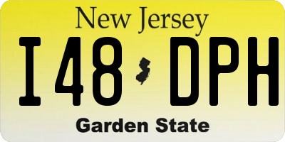 NJ license plate I48DPH