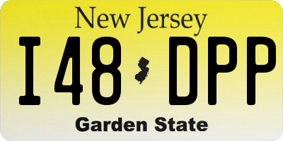 NJ license plate I48DPP