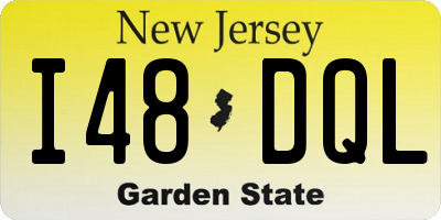 NJ license plate I48DQL