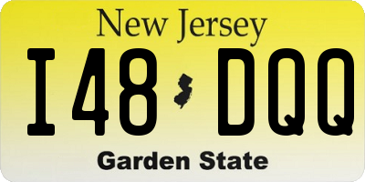NJ license plate I48DQQ