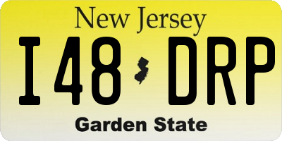 NJ license plate I48DRP