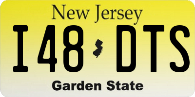 NJ license plate I48DTS
