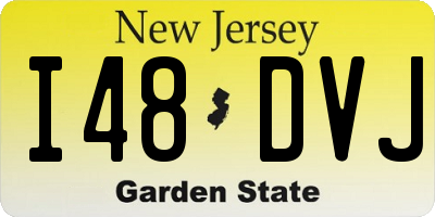 NJ license plate I48DVJ
