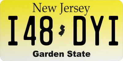NJ license plate I48DYI