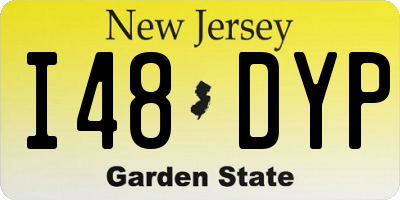 NJ license plate I48DYP