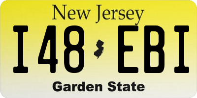 NJ license plate I48EBI