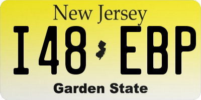NJ license plate I48EBP