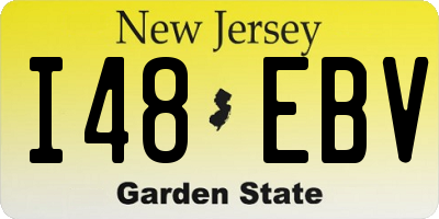 NJ license plate I48EBV