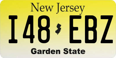 NJ license plate I48EBZ