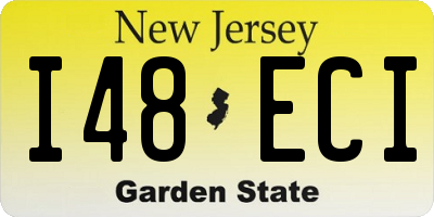 NJ license plate I48ECI