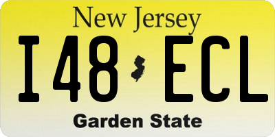 NJ license plate I48ECL