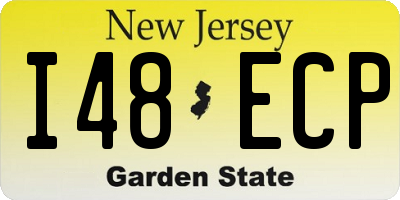 NJ license plate I48ECP
