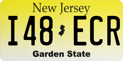NJ license plate I48ECR