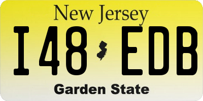 NJ license plate I48EDB