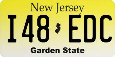 NJ license plate I48EDC