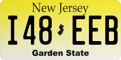NJ license plate I48EEB