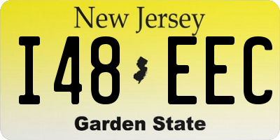 NJ license plate I48EEC