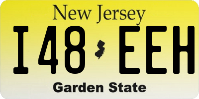 NJ license plate I48EEH