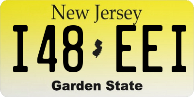 NJ license plate I48EEI