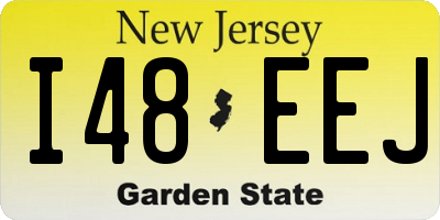 NJ license plate I48EEJ