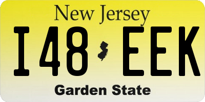 NJ license plate I48EEK