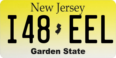 NJ license plate I48EEL