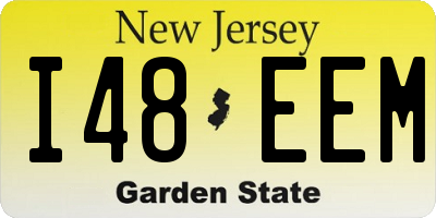 NJ license plate I48EEM