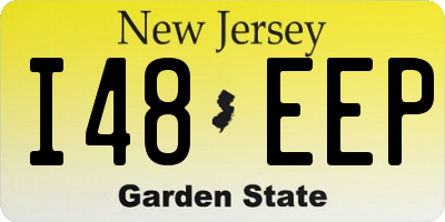NJ license plate I48EEP