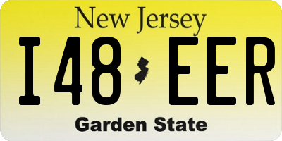 NJ license plate I48EER