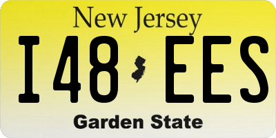 NJ license plate I48EES
