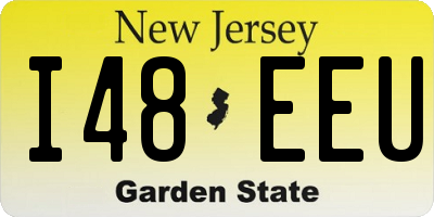 NJ license plate I48EEU